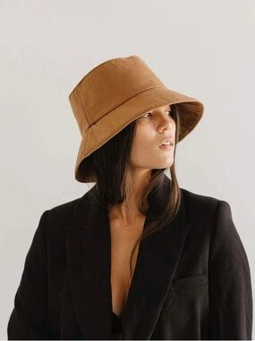 Gigi Pip Rylee Bucket Hat - Brown M/L 59
